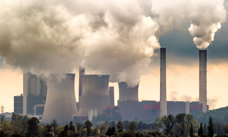 Brown coal power plant