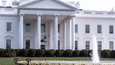 White House as Viewed From Lafayette Park, Washington, District of Columbia