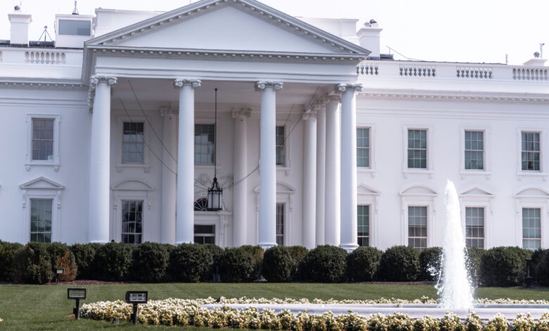 White House as Viewed From Lafayette Park, Washington, District of Columbia